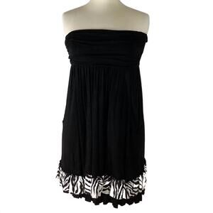 NEW LIVY LU women's tube dress in black